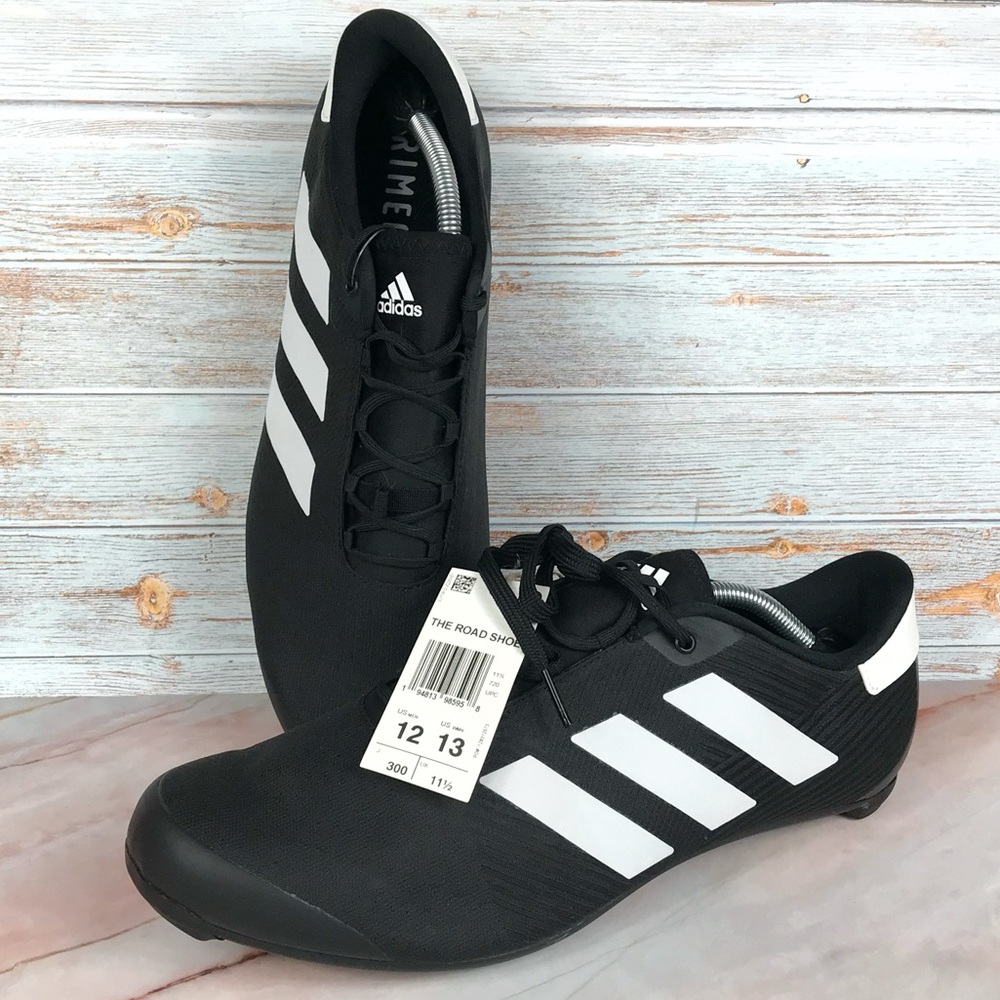 NEW Adidas The Road Unisex Cycling Shoe Black M 12 / W 13